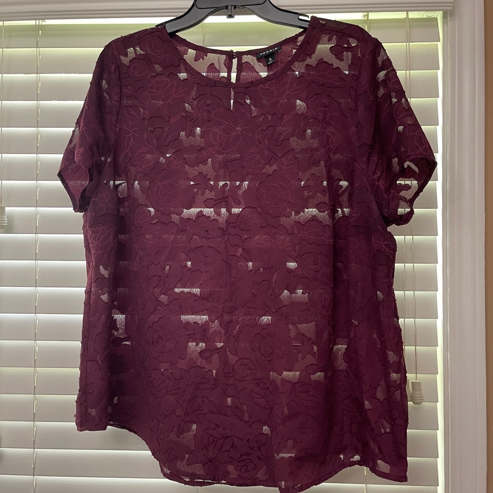 Torrid Maroon Top